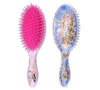 Cepillo para el cabello para niños Cepillo de cabello húmedo Confeti Desengulente Cepillo para el cabello Cepillo de cerebro suave Soft Massage Pincel para niños Niños Correo Largo Cabello corto (Páj