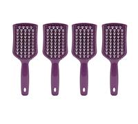 Cepillo para el cabello Peine para peinar Herramienta para desenredar 4 piezas Cepillo para el cabello profesional para salón Uso doméstico Material ABS 9,65 x 3,15 x 1,57 pulgadas