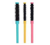 Cepillo para el Cabello Redondo de 3 Pcs, Cepillo de Rodillo de Cabello Pequeño con Cabello Pequeño y Multifuncional para el Hogar y Viajar para Cabello Grueso y Fino