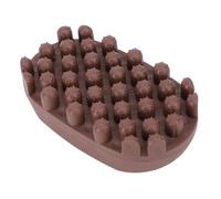 Cepillo para El Cabello Rizado de Goma, Desenredos y Estilos de Cabello Fácilmente, Compacto Portátil para viajar. El Diseño No Absorbente Mantiene El Cabello de la Herramienta