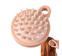 Cepillo para el cuero cabelludo de ducha, cepillo para fregar el cabello, cepillos para masaje de cabeza húmedos y secos con cerdas de silicona Cepillo para el cuidado del cabello para relajar la cabe