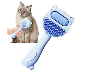 Cepillo para el cuidado de gatos, herramienta de masaje suave con depósito de agua | Cepillo de depilación para mascotas - Para familia, amigos, perros pequeños, cachorros, interior, hogar y