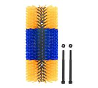 Cepillo para el cuidado de la espalda del caballo | Cepillo de esparcimiento de doble tornillo | Cepillo para arañar animales de granja | Rascador de espalda para ganado, doble tornillo para burro,