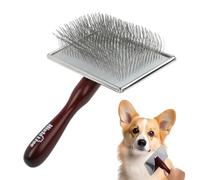 Cepillo para el cuidado de mascotas - Slicker Comb Tool, Cepillo Depilatorio Con Mango Antideslizante, Accesorio Práctico Cuidado Para Perros Pequeño Medio Uso Hogar En La Sala