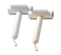 Cepillo para el de animales: 2.2 pulgadas diseñada para eliminar el suelto, enredos y nudos, desprendiendo con su función de doble propósito como la limpieza de de mascotas med