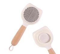 Cepillo para el de perros, cepillos para cambiar el pelaje, cepillo autolimpiante para mascotas con botón de desbloqueo - Peine de y desenredado de la capa interior, cepillo para perros y