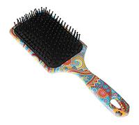 Cepillo para el pelo, cepillo desenredado Elegante impreso con agujero colgante para peluquería para viajes en casa