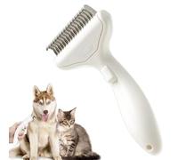 Cepillo para el pelo de gato Cepillo peine autolimpiante de acero