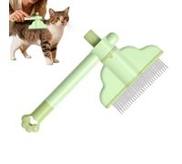 Cepillo para el pelo para mascotas, cepillo con dientes finos para un uso suave y cómodo, antideslizante - peine para perros pequeños - Para uso en baño de mascotas, ducha, al aire libre, para