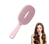 Cepillo para el pelo sin tirones, cepillo esquelético Wet Brush Cepillo de pelo, cepillo mágico autolimpiante cepillo húmedo y seco para mujeres, niñas y niños (B)