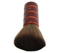 Cepillo para el Plumero de la Cara de Madera, Cepillo para el Plumero del Cuello Anself Cepillo Suave para la Limpieza de la Cara del Peluquero Cepillo de Nylon para el Cabello