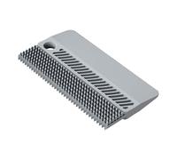 Cepillo para eliminar el pelo de animales, peine suave de goma, mini removedor de pelo de animales, herramienta de limpieza lavable para gatos domésticos, perros, sofás, alfombras y (gris, 11,2 x 5,9
