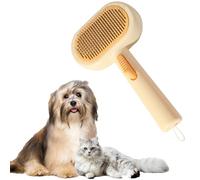 Cepillo para Gatos Autolimpiante, Peine Perro Gato Pelo Corto y Largo, Para Eliminar el Pelo Suelto, La Suciedad y Los Enredos del Pelaje de las Mascotas, Con un Uso Cómodo