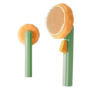 Cepillo para gatos - Cepillos de aseo para perros | Peine desenredante en forma de calabaza para mascotas, removedor de pelo de masaje autolimpiante para cachorros, gatitos y hogar