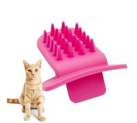 Cepillo para gatos - juguete de cuidado personal, lengua como cepillo | calmante gato muñeco ayuda de cuidado natural, suave cepillo lingual de masaje gato