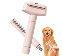 Cepillo para gatos para perder el corto, cepillo de aseo para gatos, peine de depilación 3 en 1 para mascotas - Cepillos para gatos de interior, suministros para gatos de interior,