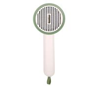 Cepillo para gatos, peine de aseo para de gatito, estrecha antideslizante función UV con botón eyector para baño y viaje