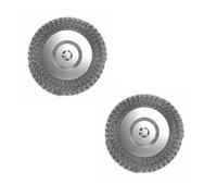 Cepillo para Juntas para Cepillo Redondo 2 x Acero Alambre Fabricado en Alemania. Apto para Skil Weed Brush Weed Buster eléctrico Cepillo para Juntas