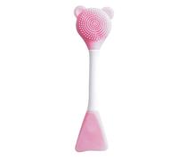 Cepillo para la barbilla del gato de silicona - Scrubber para la barbilla del gato de silicona - Cepillo manual para la limpieza del gato de silicona - Par de herramientas para la limpieza del cabezal