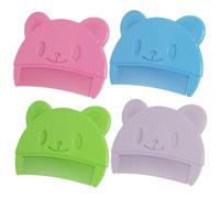 Cepillo para la costra láctea para bebés Cepillo para la costra láctea 4PCS Peine curvo para bebés con cerdas suaves Peine dientes finos duradero para el cabello del bebé para caspa y piojos