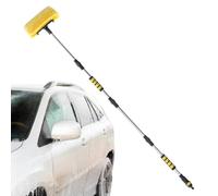 Cepillo para Lavado de Autos | Cabezal de cepillo limpiador de coche de cerdas ,Equipo de lavado de autos con poste desmontable para automóviles, vehículos recreativos, SUV, camiones, botes y revestim