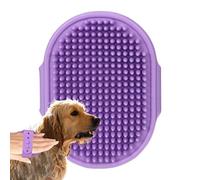 Cepillo para lavar perros, limpiador de perros para baño, cepillo suave con drenaje de goma ergonómico | Herramientas de masaje cómodas peine para perros de mascotas