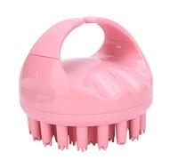 Cepillo para masaje del cuero cabelludo, masajeador suave para el cuero cabelludo, cepillo para champú, cepillo para lavar la cabeza, cepillo para masaje del cabello duradero, cómodo de(Rosa)