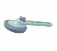 Cepillo para mascotas con autolimpieza y pasadores de acero inoxidable | Elimina suavemente los nudos y el pelo suelto de tu gato o con este cepillo de aseo autolimpiante para un cuidado en casa si