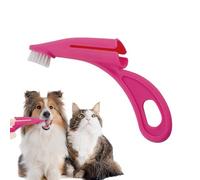 Cepillo para mascotas - Exfoliante para mascotas, herramientas orales | Limpiador de dientes, masajeador de goma para perros, prevención de errores de gato, guantes de