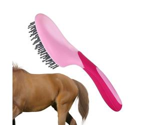 Cepillo para melena y cola de caballo - Peine para cola de caballo con mango humanizado profesional | Tidy Plus cepillo para el para peluquería, cepillo para melena y cola