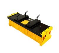 Cepillo para Montacargas con soporte | 1300 mm Ancho de Barrido | Cerdas de Polipropileno Duraderas | Soporte Protector Incluido | Compatible con Montacargas Estándar | Uso Interior