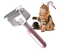 Cepillo para pelaje de perro, herramienta para quitar nudos, peine de aseo con diseño suave para desenredar, accesorio de limpieza para mascotas, cepillo para el cuidado del cabello con estructura