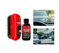Cepillo para película, limpiador abrillantador delicado y duradero, kit de limpieza para parabrisas de coche con removedor de manchas, para interior y exterior, piel PP MPV SUV Truck