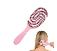 Cepillo para Pelo Fino,Herramienta Peinadora con Cerdas Huecas para Alisar y Masaje | Cepillo de Cabello Anti-Rotura | para Niños Niñas Mujeres Salón Festival Viaje Spa Aseo Fiesta Vacaciones