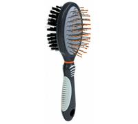 Cepillo para perro TRIXIE 24152 doble cara nylon y metálico antideslizante