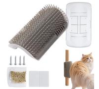 Cepillo para Perros - Autolimpiable De Montaje En Pared - Cepillo de Autocuidado para Gatos,para Cachorro Gatito Jardín Patio Paseo Interior Exterior Hogar