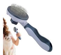 Cepillo para perros - Cepillo de aseo de mascotas ABS, peine de eliminación de pelaje de gato, herramienta eficaz para el cabello, suave para razas medianas y grandes, ducha de baño, uso doméstico