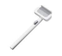 Cepillo para perros | Cepillo de mango largo para eliminar el pelo muerto | Peine para gatos de aseo de mascotas, para cachorros y gatos, de baño, para uso en casa o viaje
