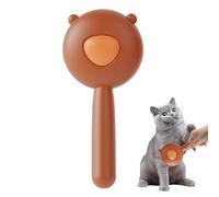 Cepillo para perros - Cepillo de pelo de mascotas, cepillo para gatos con botón de liberación | Cepillo de pelo de gato para el aseo de perros y gatos de pelo largo y corto