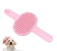 Cepillo para perros de baño, cerdas para eliminar el pelo y el cuidado, cepillo de baño para limpieza y lavado, para perros de pelo largo y corto, ducha y cuidado en casa