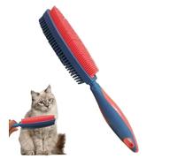 Cepillo para perros para cuidado de pieles: cepillos de combate de zoológico, de depilación de perros, cepillo de subflexión de animales de doble cara | Pequeño de recogida de animales y elimin