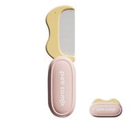 Cepillo Para Perros Para Deslanado, Accesorios De Aseo Para Mascotas Cepillo Antipelo Para Gatos, Deslanador Plegable Elimina Subpelo Desenreda Limpia Para Cachorros Gatos Baño Interior