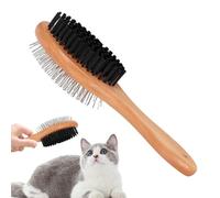 Cepillo para perros para el aseo - Pet Brush Cat Comb For Shedding | Pet Grooming Brush | Double-Sided Comfort Grip F0r Massage Shower Outdoor Home Bathroom Puppy Kitten Bathing Washing Cleaning