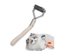 Cepillo Para Perros Para Eliminar Muerto | Herramienta Deslanadora Largo,Cepillo Mascotas Corto Y Largo, Peine Quita SubCon Manivela Para Perros Y Gatos