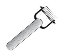 Cepillo para perros para esparcir - Combuscolo de, herramienta de aseo de doble cara, limpiador de corte de cuchilla duradero, raspador flexible | Goldendoodle P