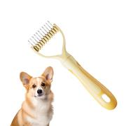 Cepillo para perros para mudarse,Cepillo para la capa inferior para perros - portátil para pelo de perro y gato - Práctico cepillo para derramar y gatos, cepillo para el cuidado de