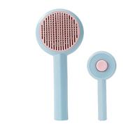 Cepillo para perros que pierden el pelo, peine delicado para limpieza de perros | Peine masajeador portátil, accesorio de aseo de animales para conejitos y hámsters