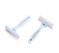 Cepillo para perros y gatos 2 uds. Cepillo for perros, pelo corto, largo y grueso, for quitar el pelaje del pelo, for gatos, novios, rastrillo suave, cepillo for mascotas, peine for perros, cepillo, h