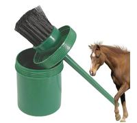 Cepillo para pezuñas de caballos para | Cepillo de cubo de casco de limpieza hidratante - botella de de pezuña a prueba de fugas para caballos