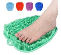 Cepillo para pies de ducha, masajeador, pies cansados de los pies, esterilla de acupresión relajante para el suelo de la ducha con ventosas antideslizantes, aumento de la circulación sanguínea